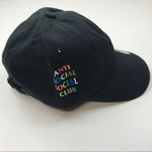 Anti Social Social Club Logo rainbow Hat Cap